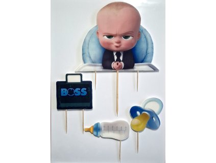 Jedlý zápich fondánový Baby boss/šéf