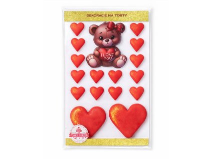 Valentínske dekorácie macko