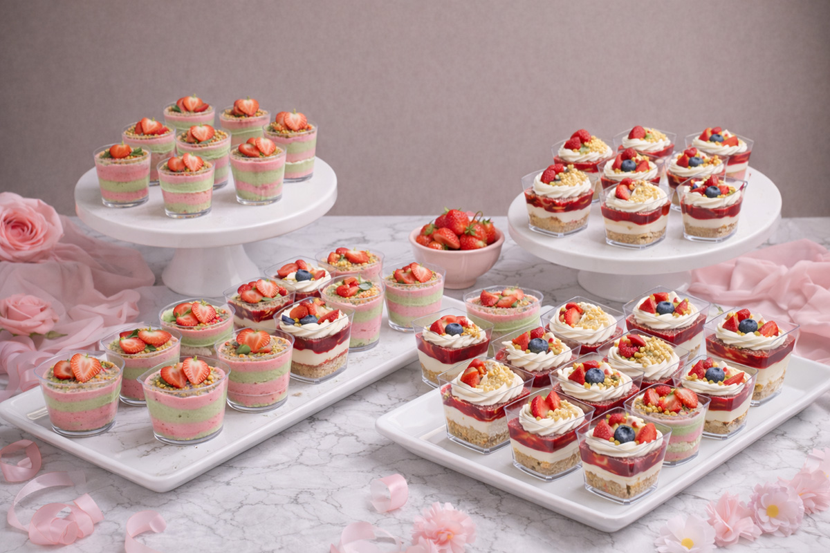 Kelímky na dezerty: praktické řešení pro moderní prezentaci sladkých dobrot