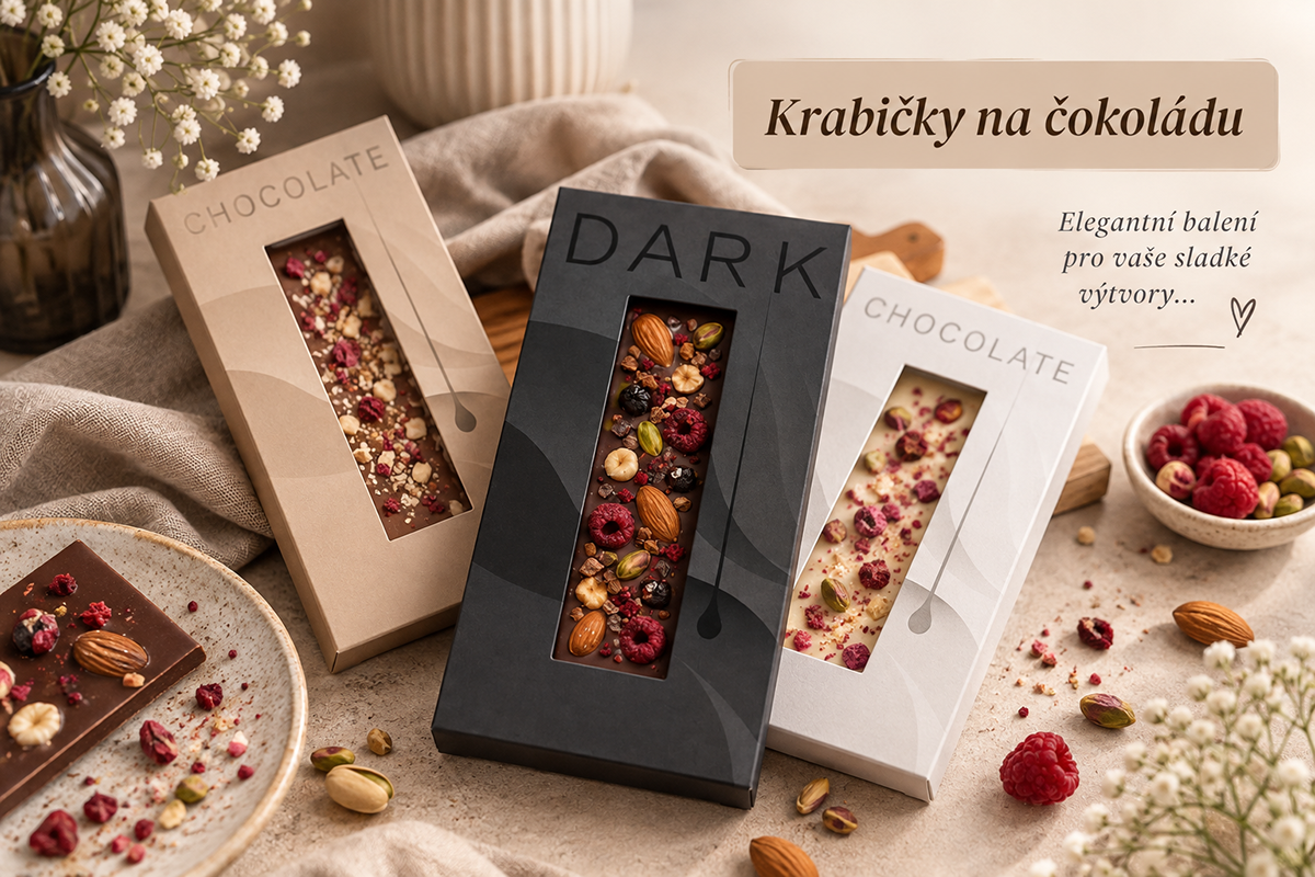 Krabičky na čokoládu: protože i domácí tabulka si zaslouží krásné balení