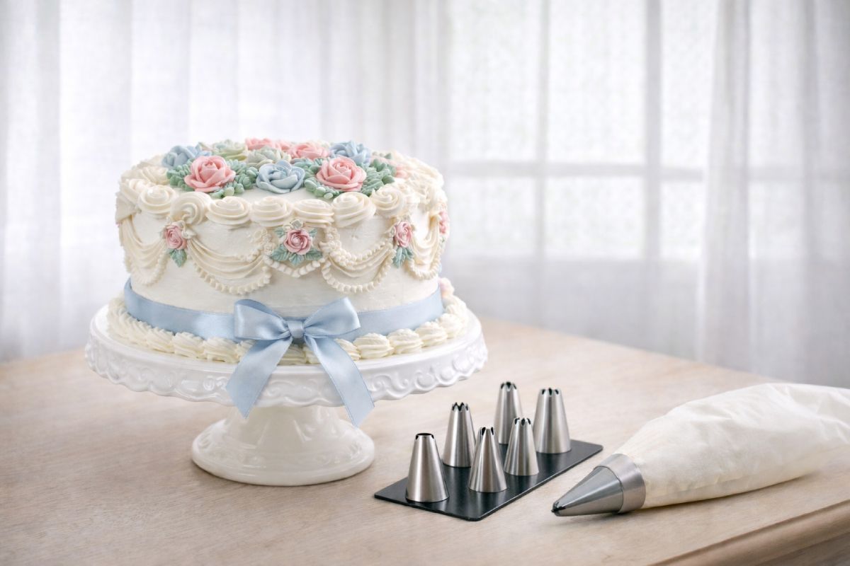 Zdobicí špičky: malý nástroj, který promění obyčejný dort v profesionální dezert