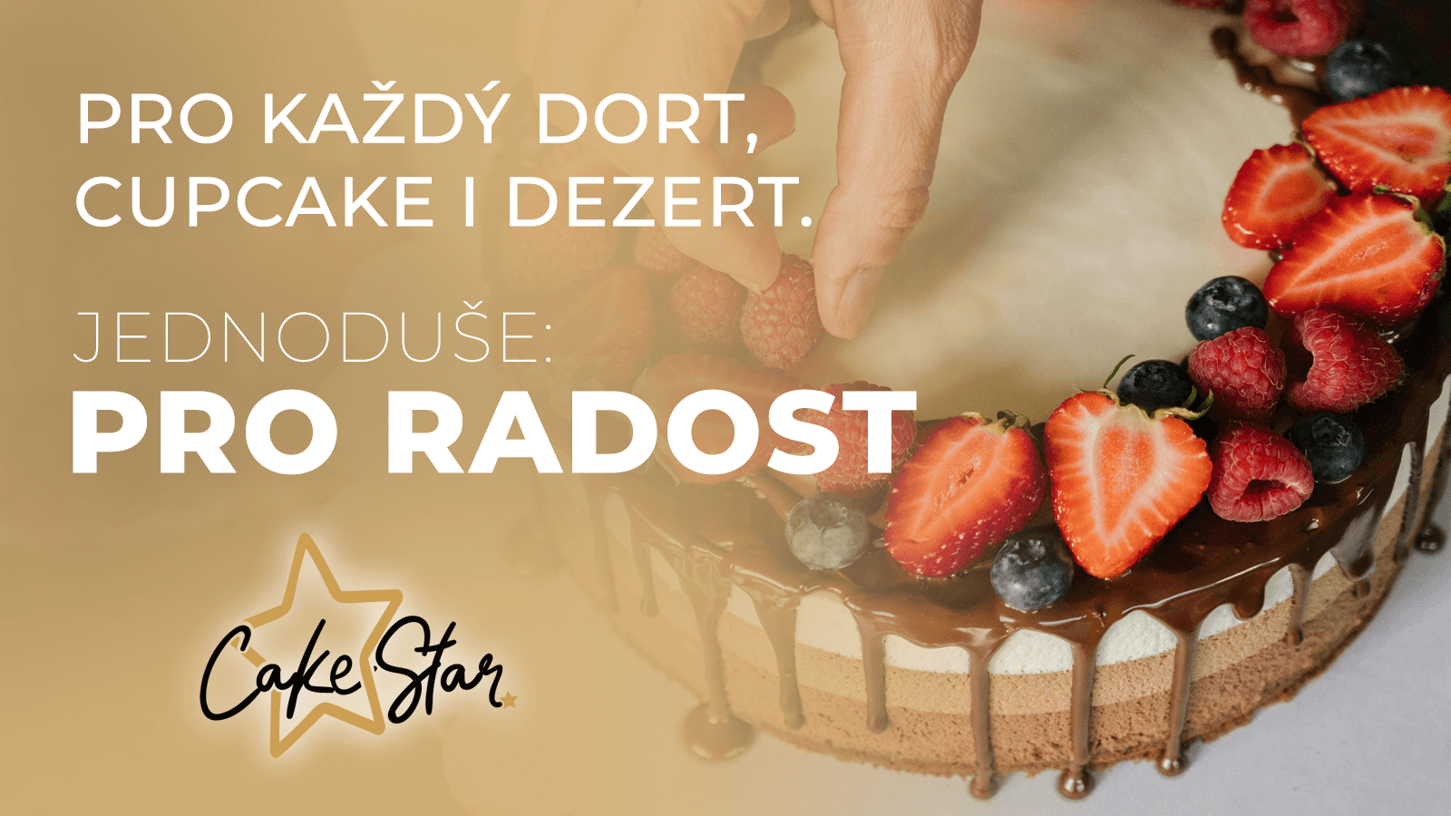 Pro každý dort, dezert i cupcake