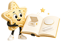 Cake star maskot