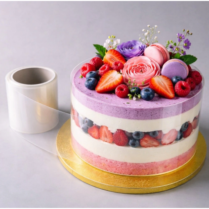 Acetate roll for cakes and desserts 10cm x 10m