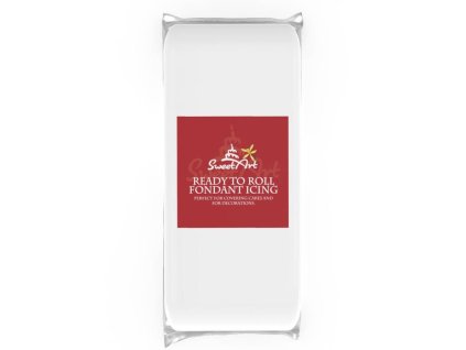 sweetart potahovaci a modelovaci hmota vanilkova white 1 kg