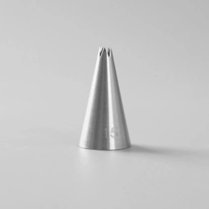Cake star decorating nozzle no.15
