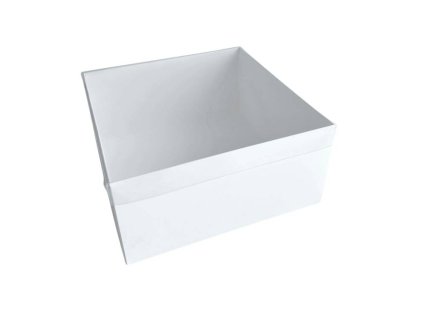 krabice s pruhlednym vikem bila 25 4 x 25 4 x 12 7 cm 3