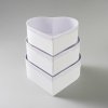 Dárkový box "srdce" pruhledné víko 23x20x8,5cm "S"