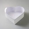 Dárkový box "srdce" pruhledné víko 23x20x8,5cm