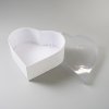 Dárkový box "srdce" pruhledné víko 28x25x11cm "L"