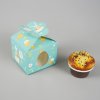 Velikonoční krabička tyrkysová 10x10x7,5cm