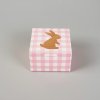 Velikonoční krabička kostka růžová 10x10x6,5 cm