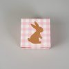 Velikonoční krabička kostka růžová 10x10x6,5 cm