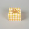 Velikonoční krabička kostka žlutá 10x10x6,5 cm