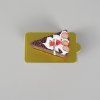 Mini Dessert Board Rectangular Gold 10 × 6 cm