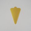 Podložka pod minidezerty zlatá trojúhelník 11,8 x 7,8 cm