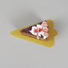 Mini Dessert Board Triangular Gold 11.8 × 7.8 cm