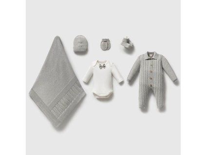 5dílný set pro miminko – Šedá 44 527