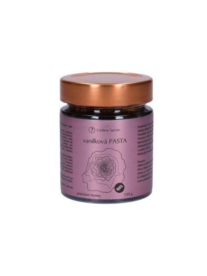Vanilková pasta Premium Honey ve skleněném obalu