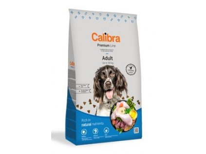 calibra dog premium line adult 12kg new
