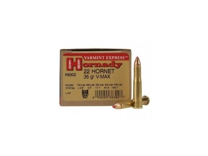 naboj kulovy hornady varmint express 22 hornet 35gr v max