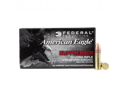 Náboj Malorážkový Norma American Eagle Suppressor 22 LR 45 gr