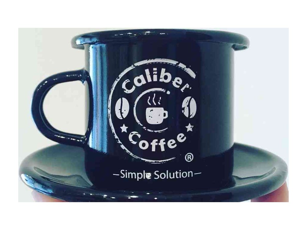 Caliber Coffee® smaltovaný espresso šálek - Caliber Coffee®