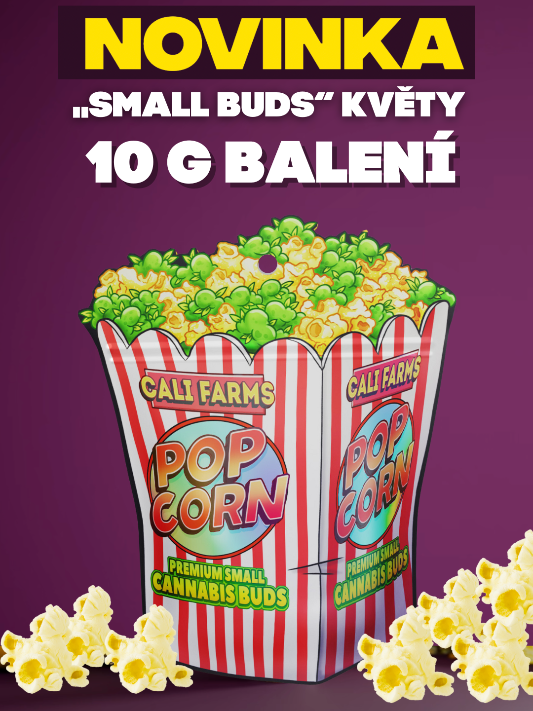 NOVINKA! 10 g květů s THCP v tom nejbarevnějším balení