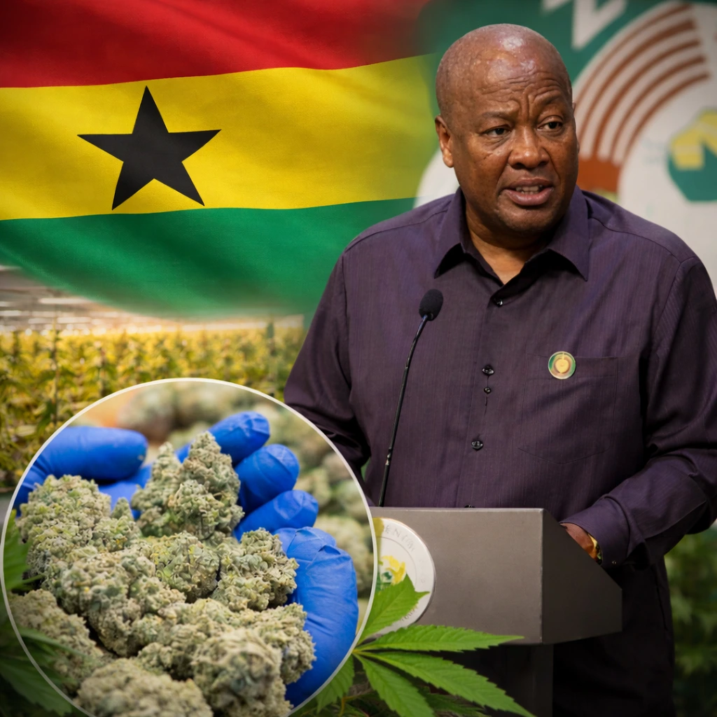 Ghana otevírá licence na pěstování konopí.  Afrika se může stát novým hráčem na trhu