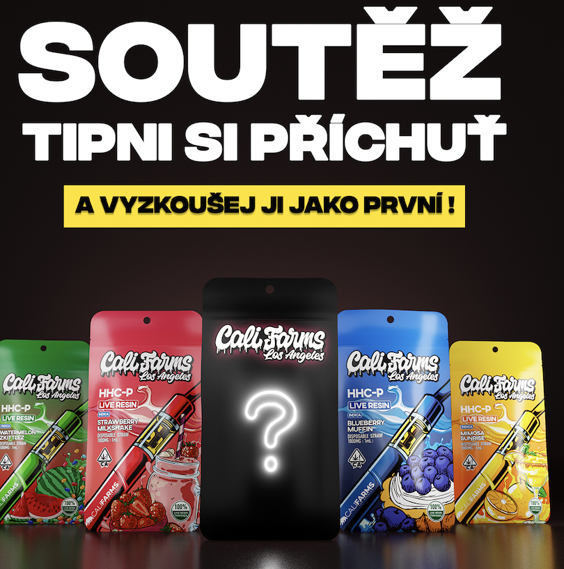 CaliFarms představuje novou, tajnou příchuť. Uhádni ji a získej ji jako první !