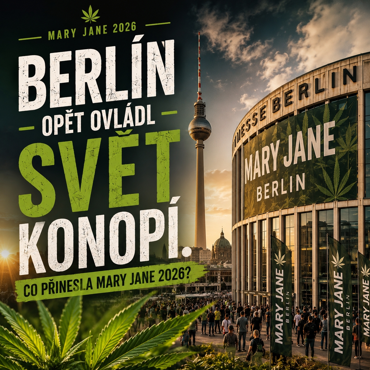 Berlín opět ovládl svět konopí. Co přinesla Mary Jane 2026?
