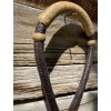 5/8" Hackamore - hnědá s přírodními prvky