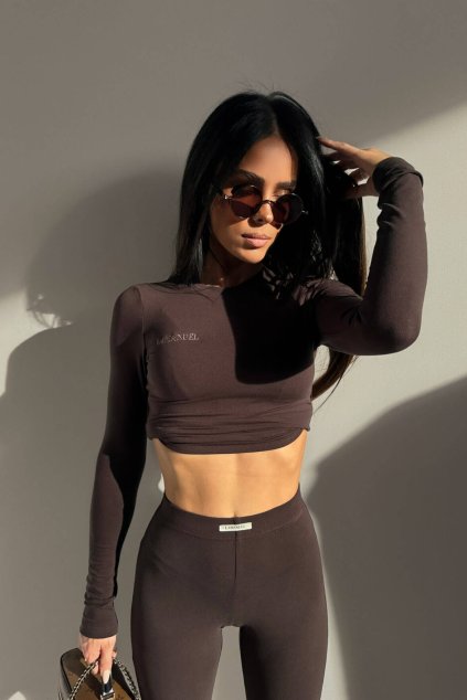 hnedé tričko dámske