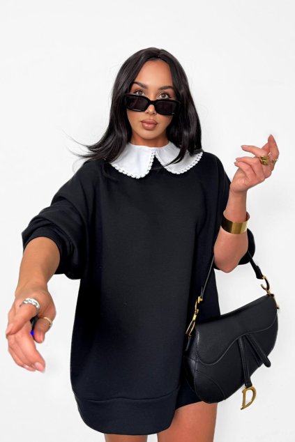 cierna mikina damska