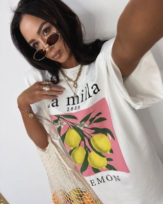 Bavlnené tričko skladom v 2 farbách 🍋 #tricko #tričko #bieletricko #bavlnenetricko #ootd