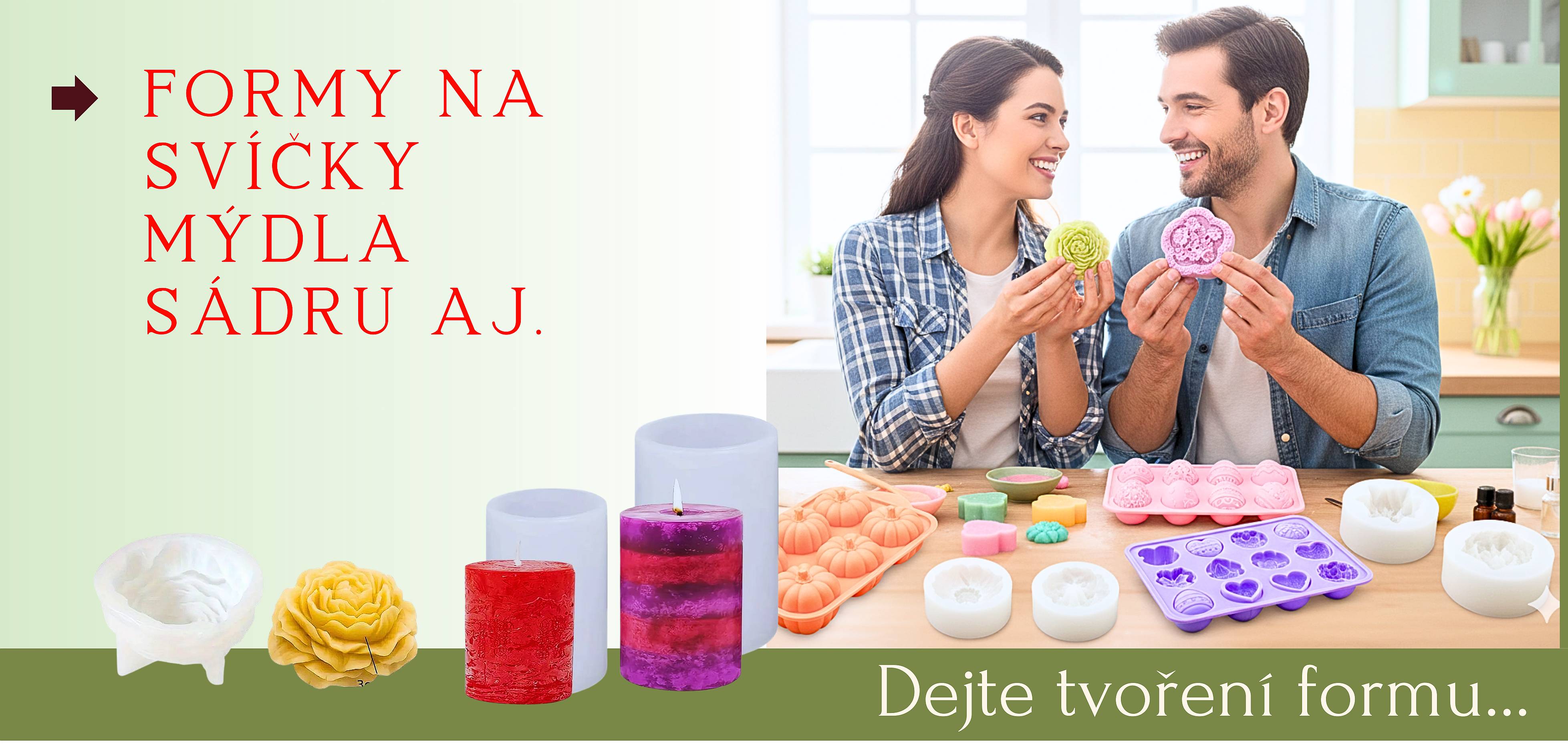 Silikonové formy na tvoření