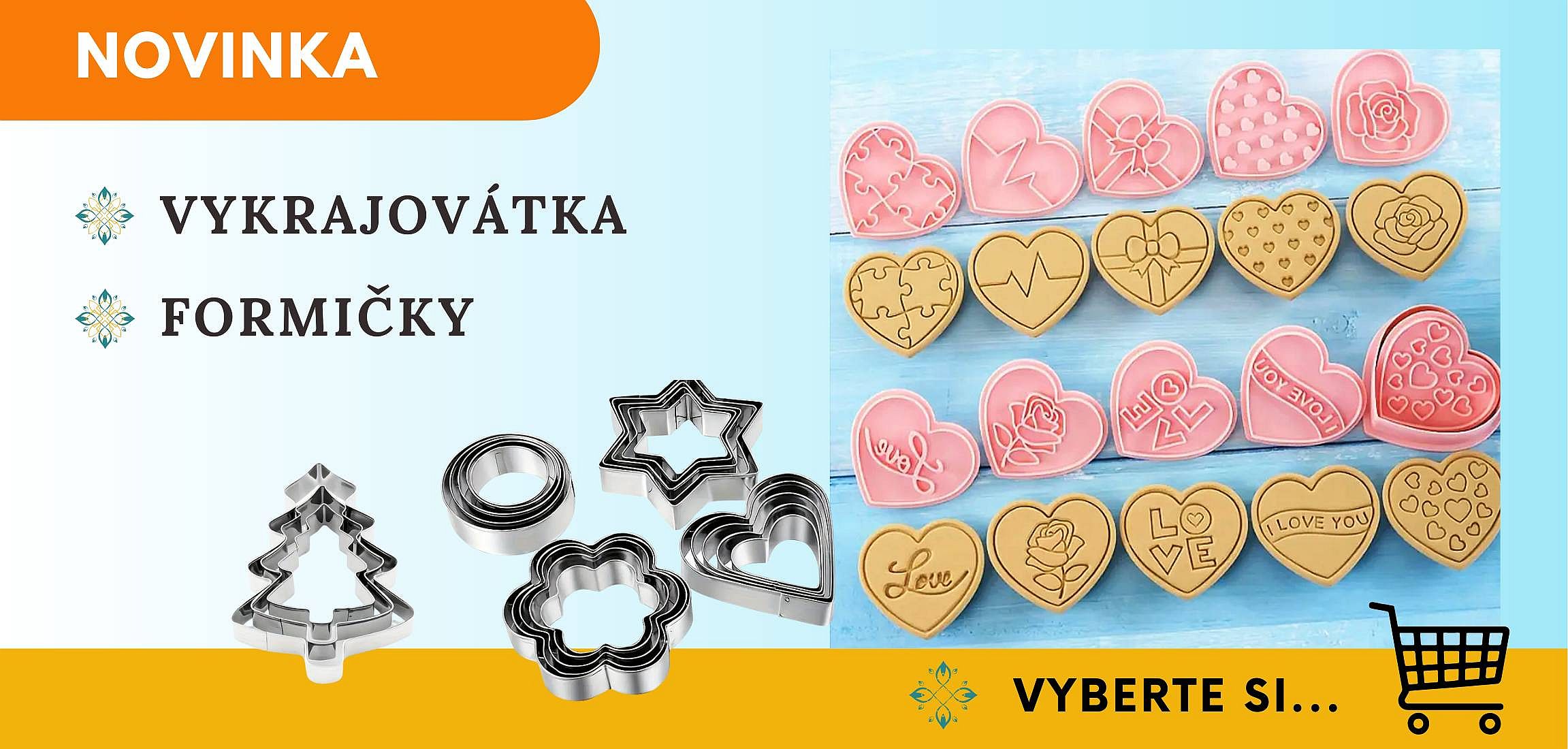Vykrajovátka a formičky na tvoření