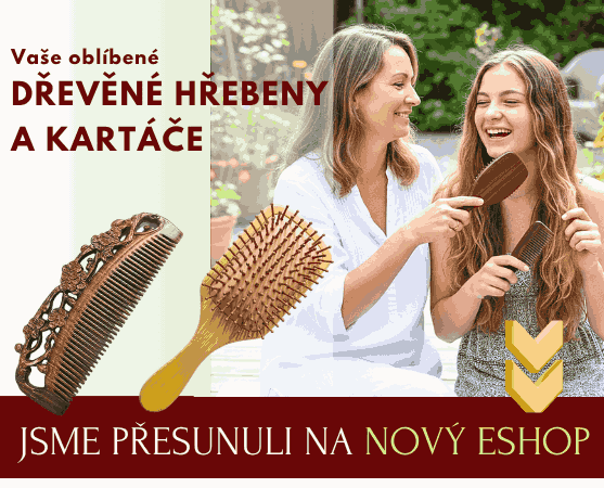 Dřevěné hřebeny a kartáče