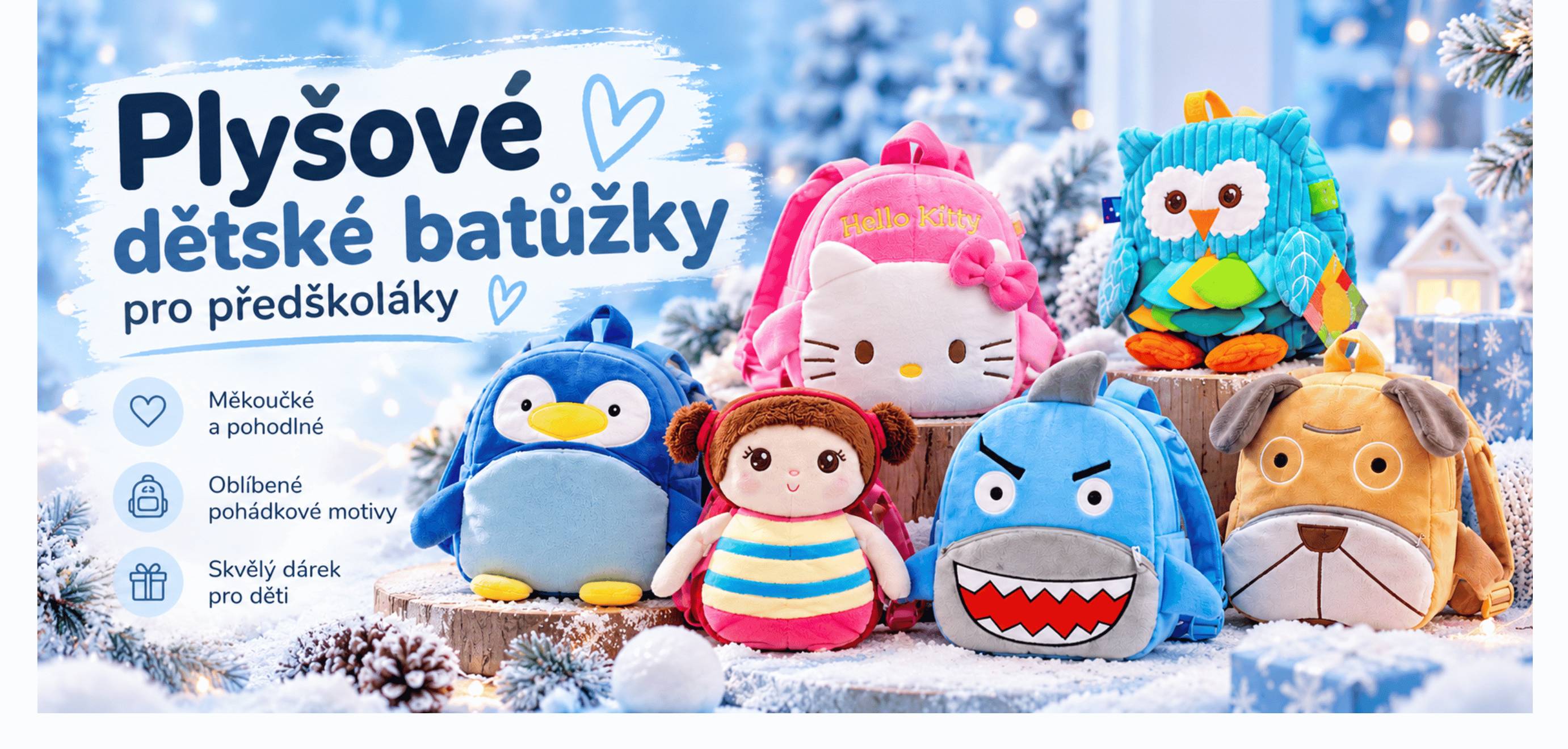 Calipo.cz - výprodej batůžků pro předškoláky