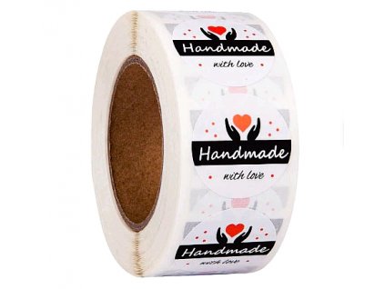 Samolepky Hand Made ruce a srdíčko 1