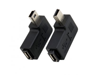 úhlová redukce miniUSB microUSB pár 01