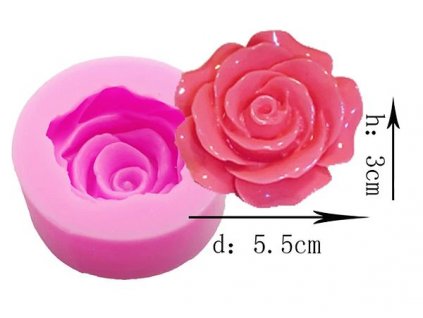 Silikonová forma Růže střední