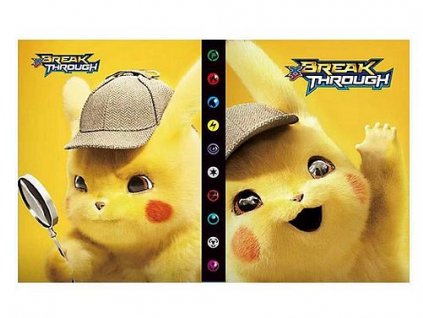 Album na sběratelské karty Pokemon Pikachu Detektiv