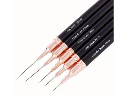 Štětce na malování extra tenké sada