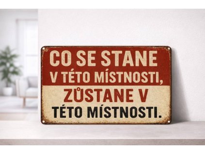 Vtipná cedulka na WC