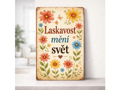 Dárková a motivační cedulka Laskavost