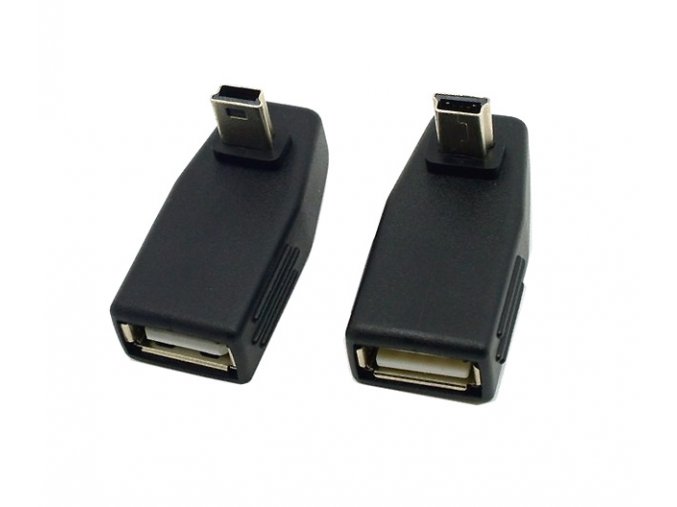 úhlová redukce miniUSB USB pár 01