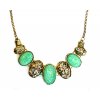 Vintage náhrdelník PATINA zelený 01