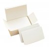 Kraft kartičky papírové cedulky bílé