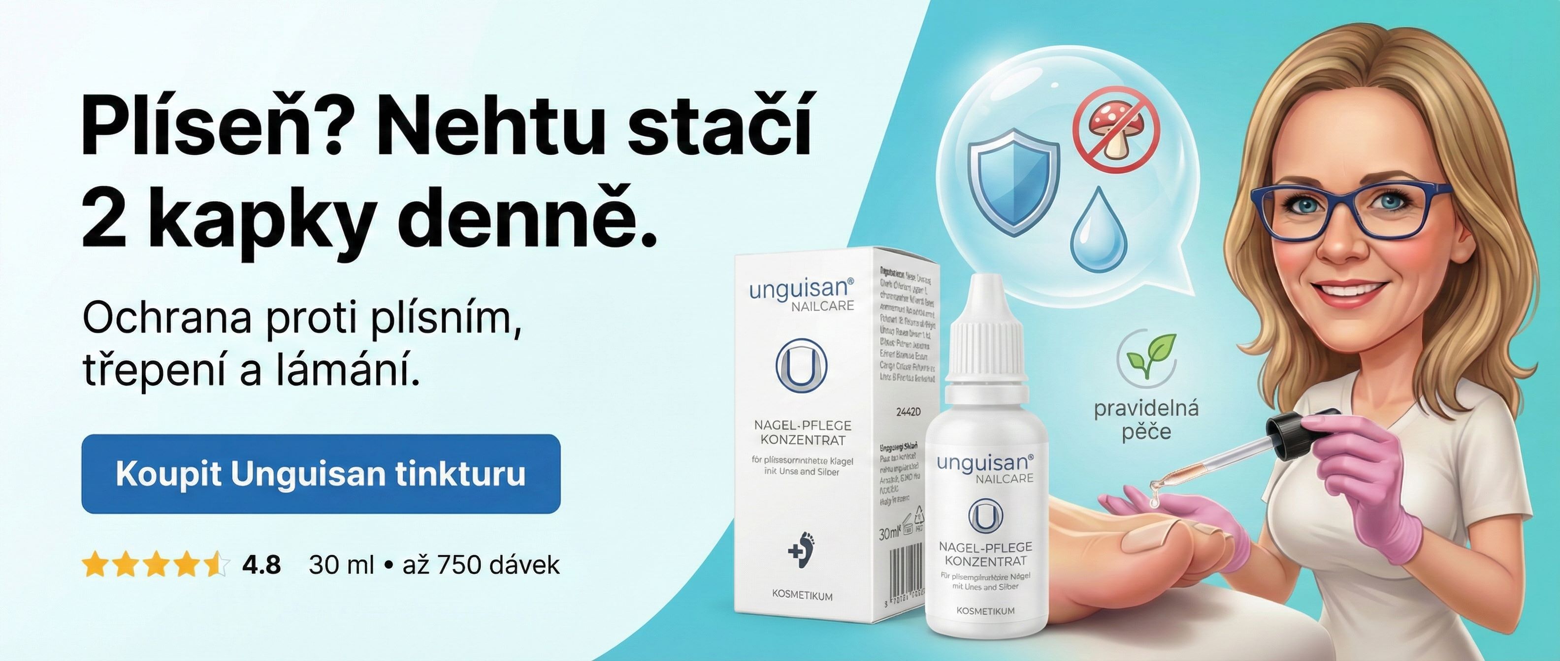 UNGUISAN - TINKTURA na mykózu nehtů